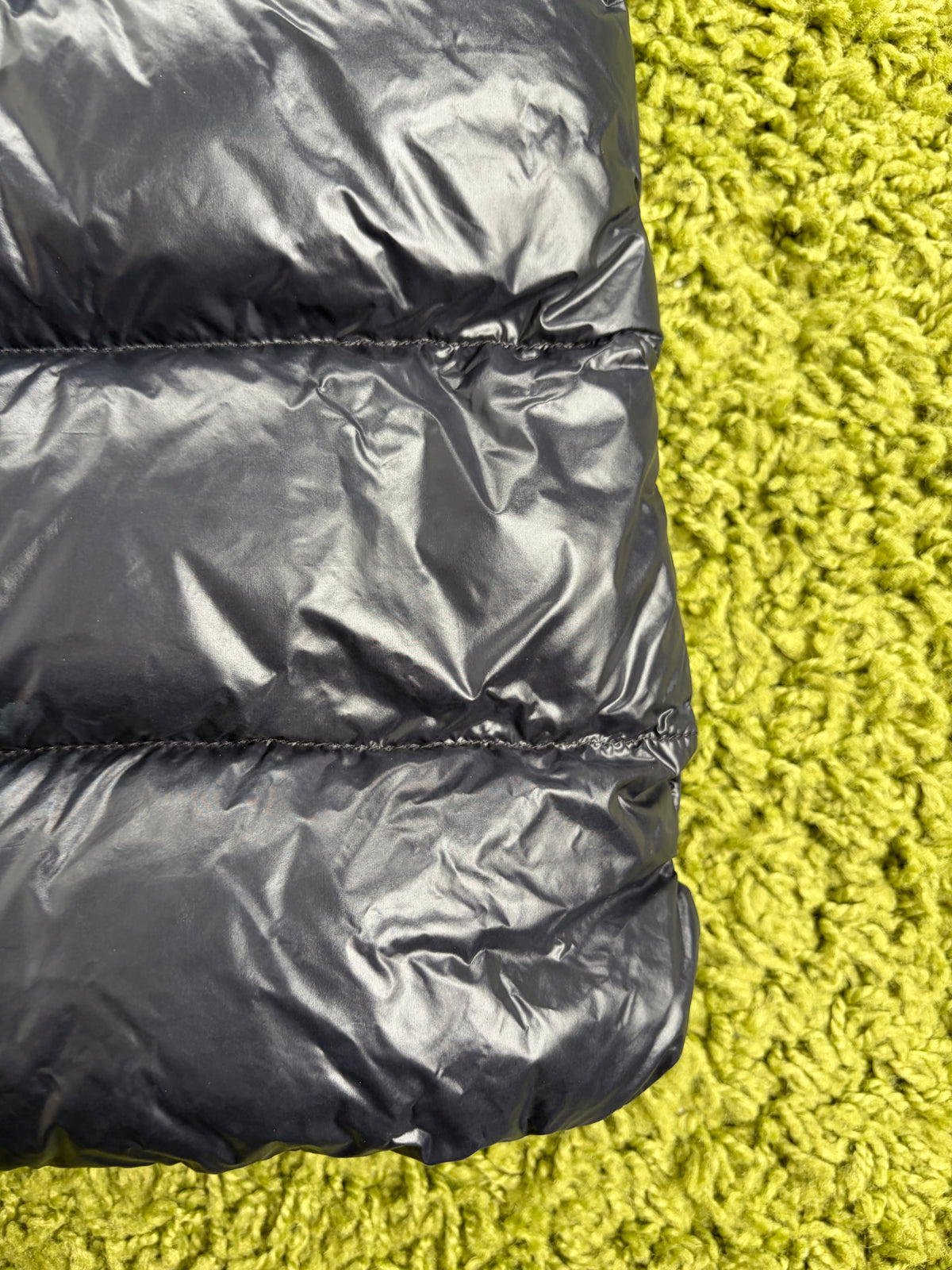 Gilet Moncler Parke in Nylon Nero