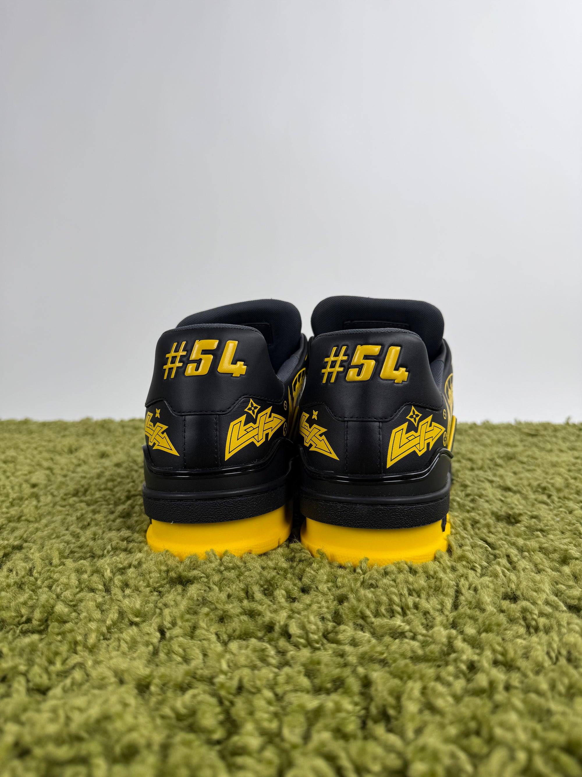 Louis Vuitton Trainer Nero Gialla 11