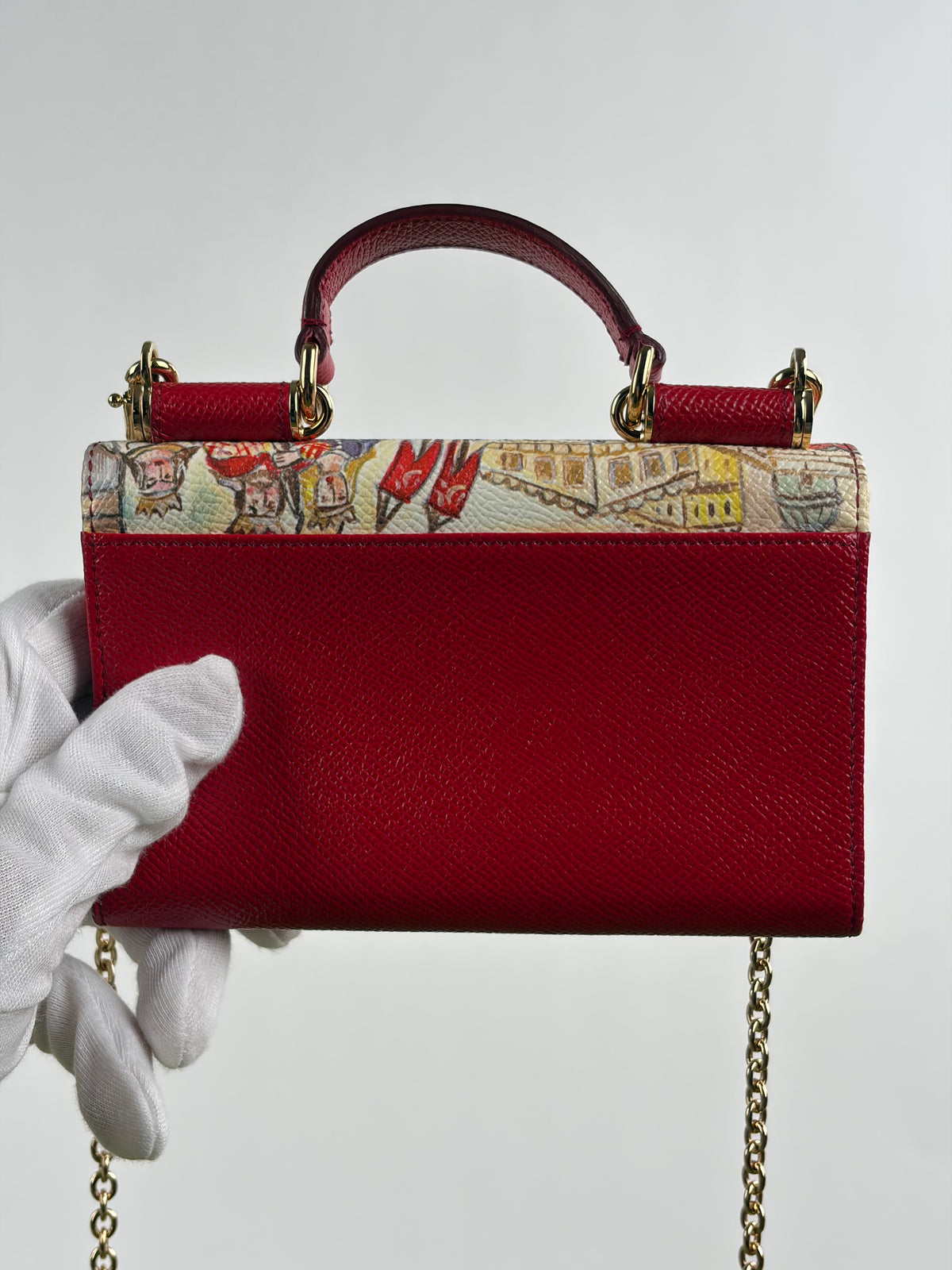 Mini Borsa Dolce&amp;Gabbana Sicily Rossa Multicolor