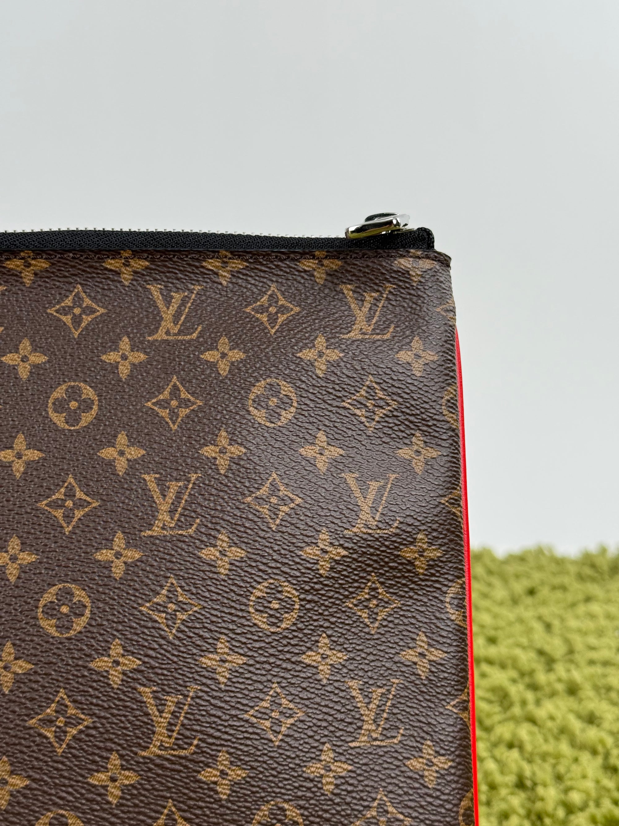Pochette A4 multi tasca Louis Vuitton Marrone Multicolor
