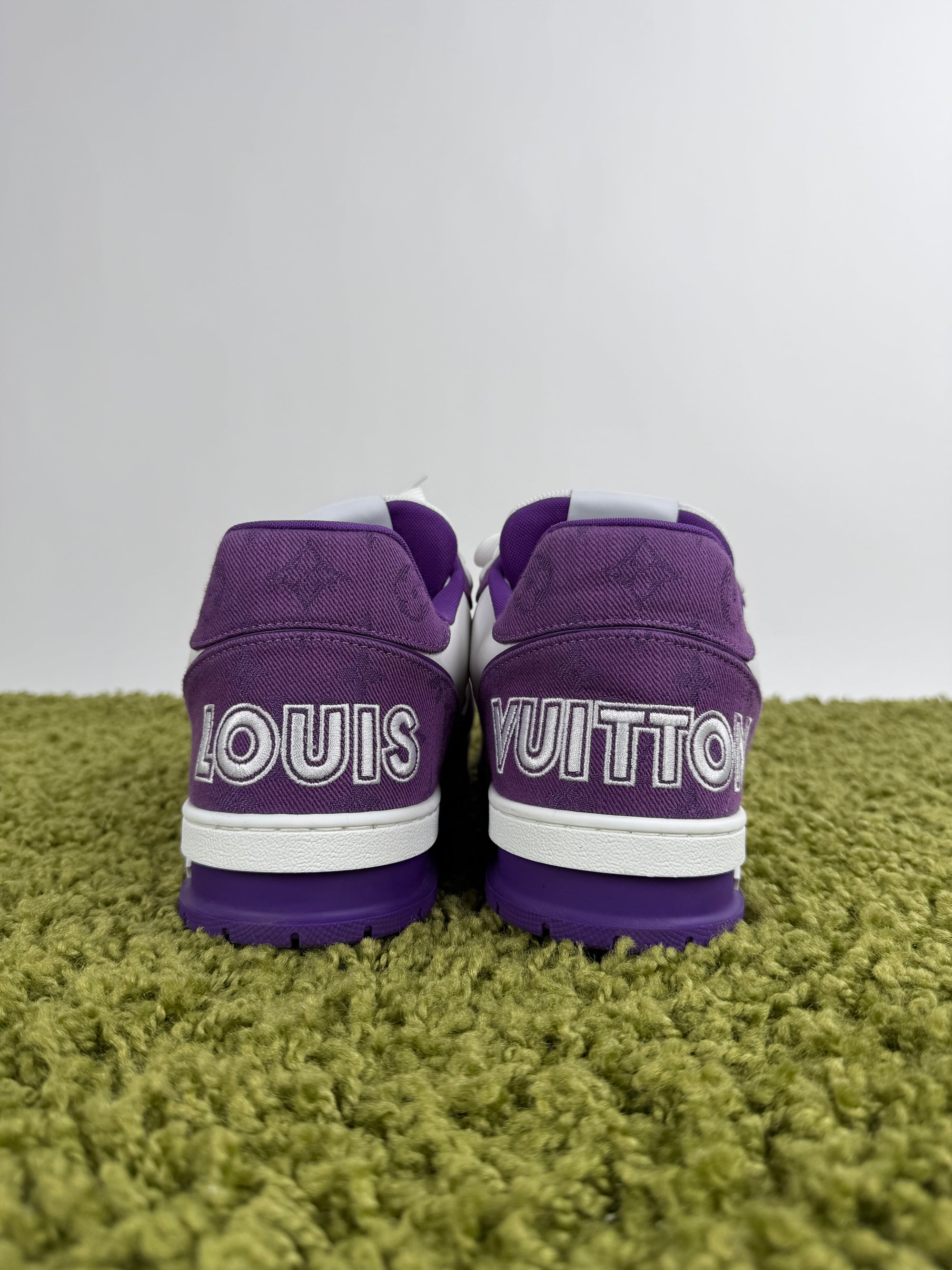 Louis Vuitton Trainer in denim  Bianca Viola 10.5