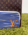 Pochette A4 multi tasca Louis Vuitton Marrone Multicolor