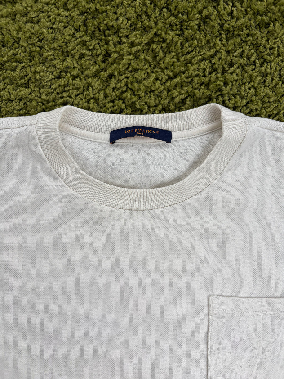 T-Shirt Louis Vuitton Pocket Bianca XXL