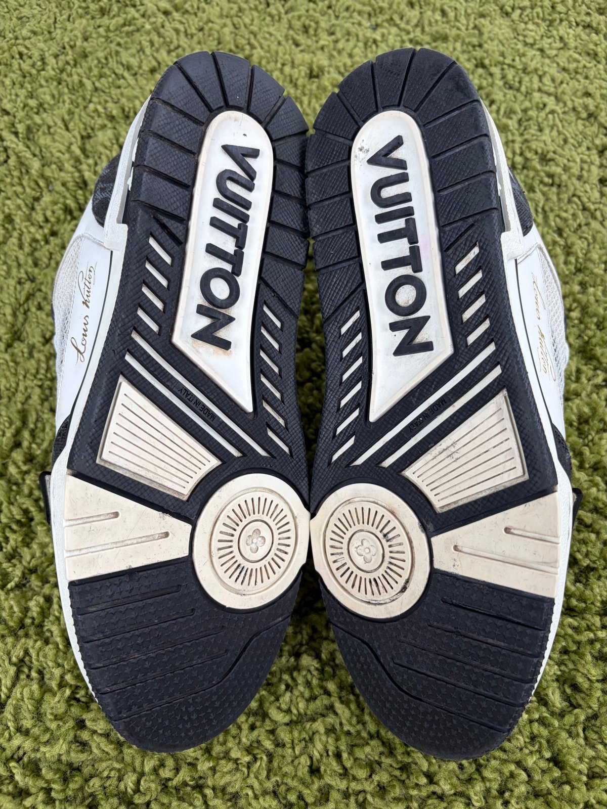 Louis Vuitton Trainer Denim Nera 7 - Second Hand Di Fiore
