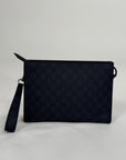 Pochette Gucci blu e verde