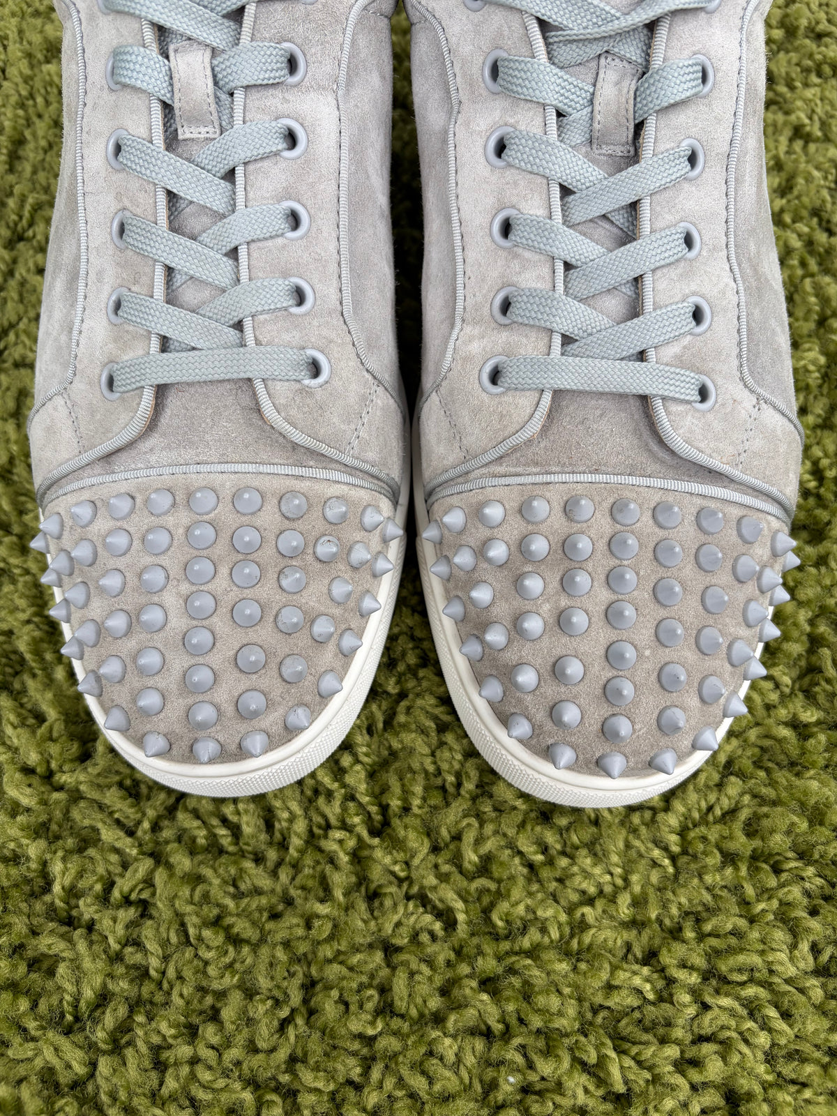 Christian Louboutin Spikes Low Grigia 45