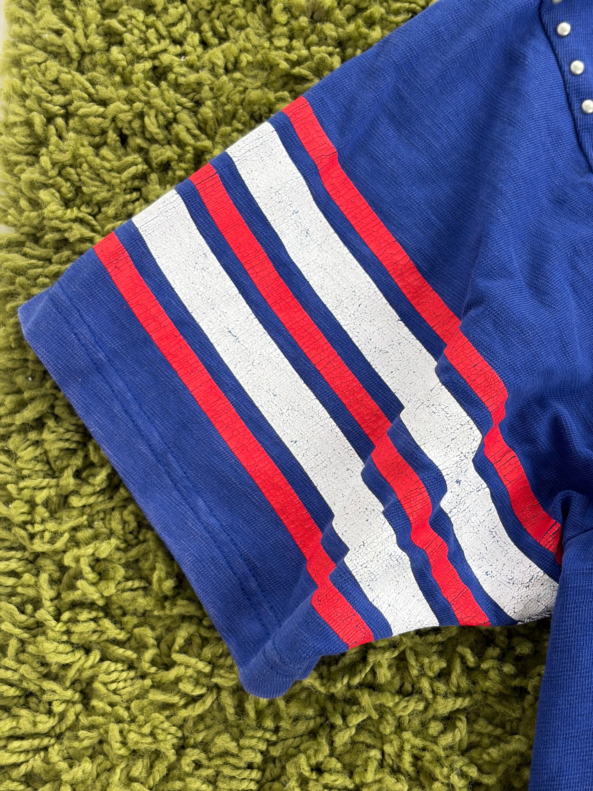 T shirt Supreme Size L blu rossa e bianca