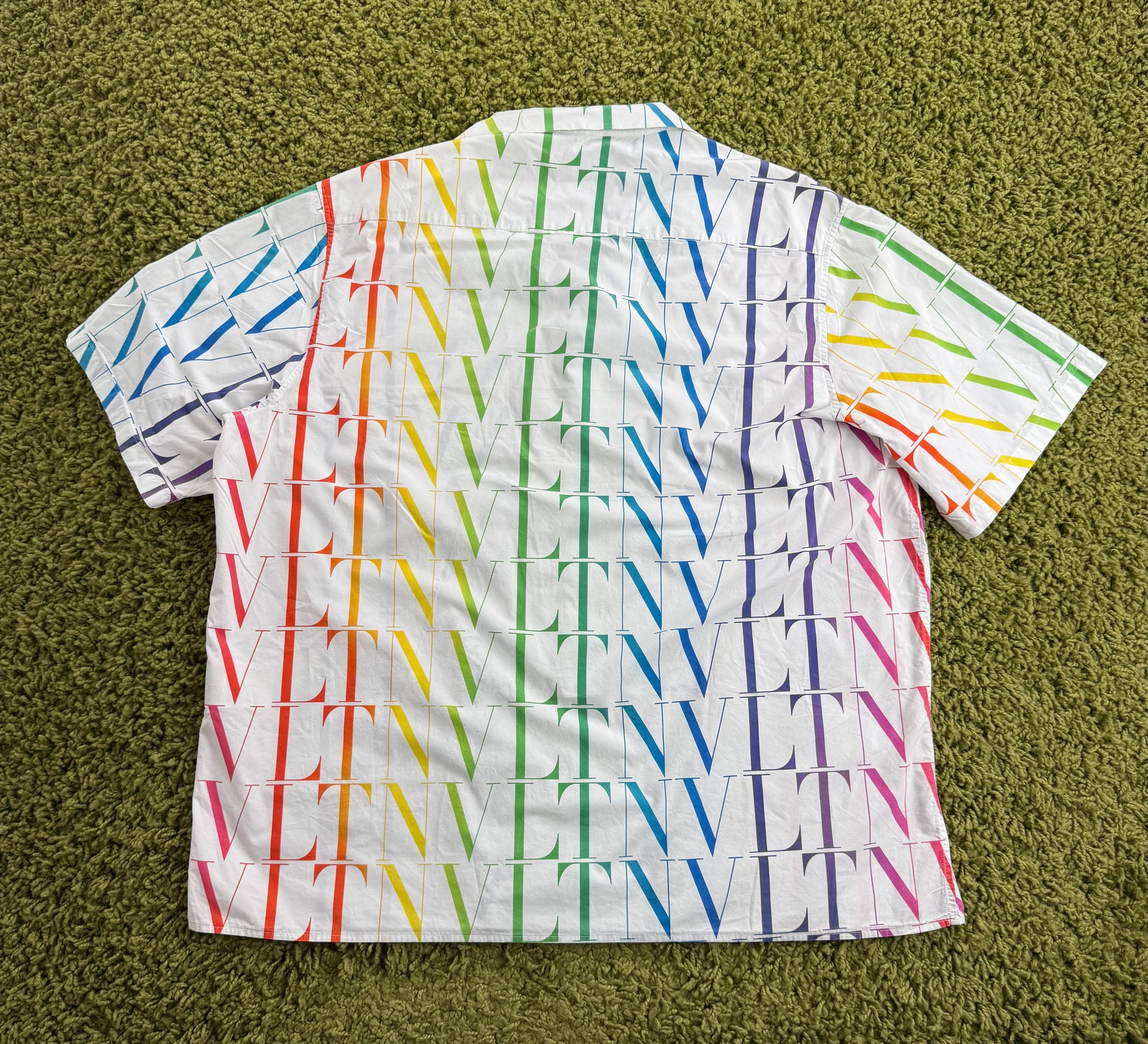 Camicia Valentino Bianca Multicolor 50