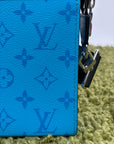 Mini Borsa a tracolla Louis Vuitton Gaston Azzurra