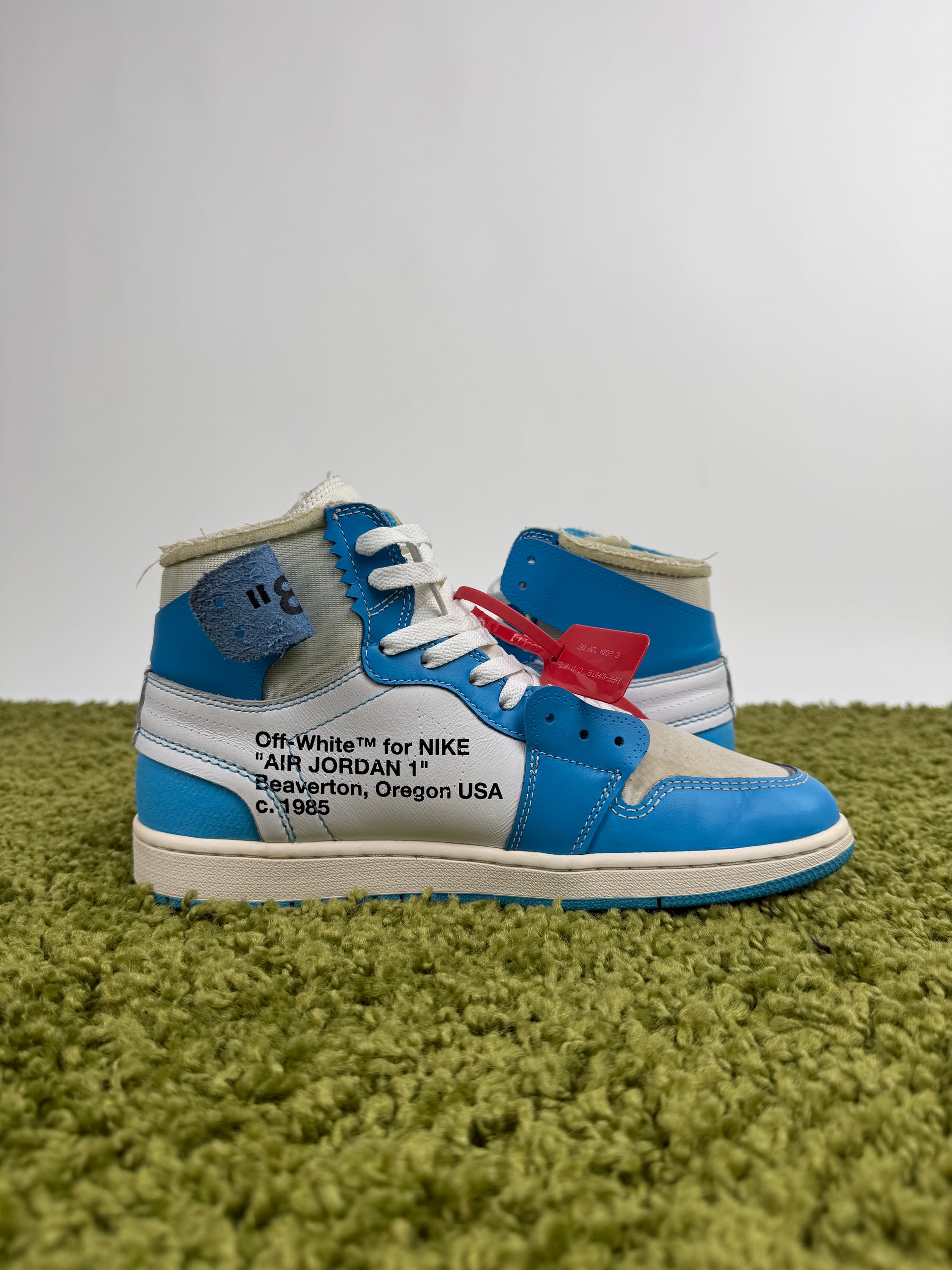 Air Jordan 1 Retro High X Off White University Blue 44.5