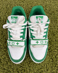 Louis Vuitton Trainer in Denim Verde 7.5