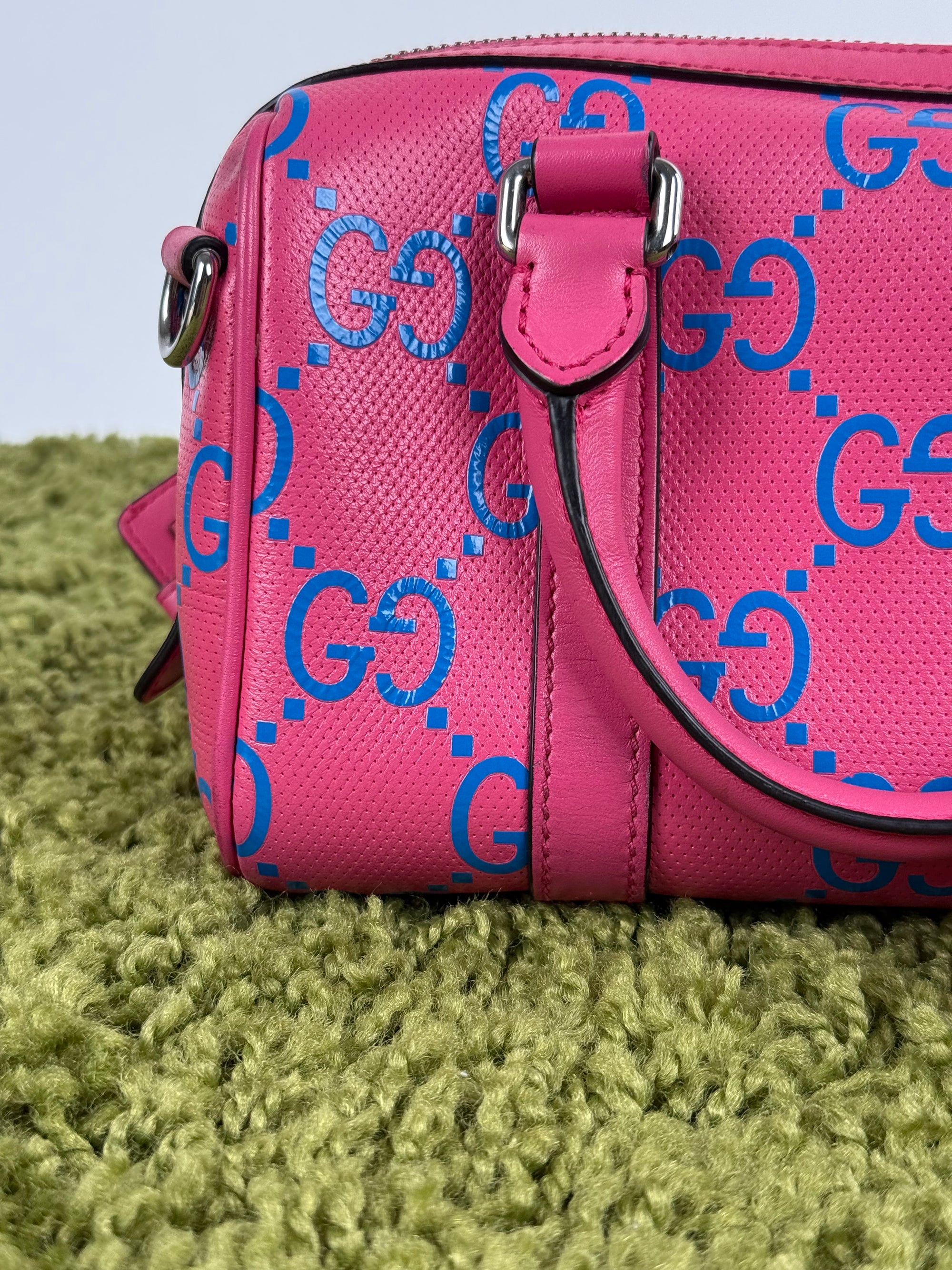 Borsa Boston Gucci Rosa Multicolor