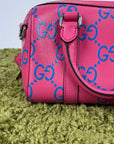 Borsa Boston Gucci Rosa Multicolor