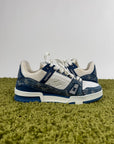 Louis Vuitton Trainer Denim Blu 6