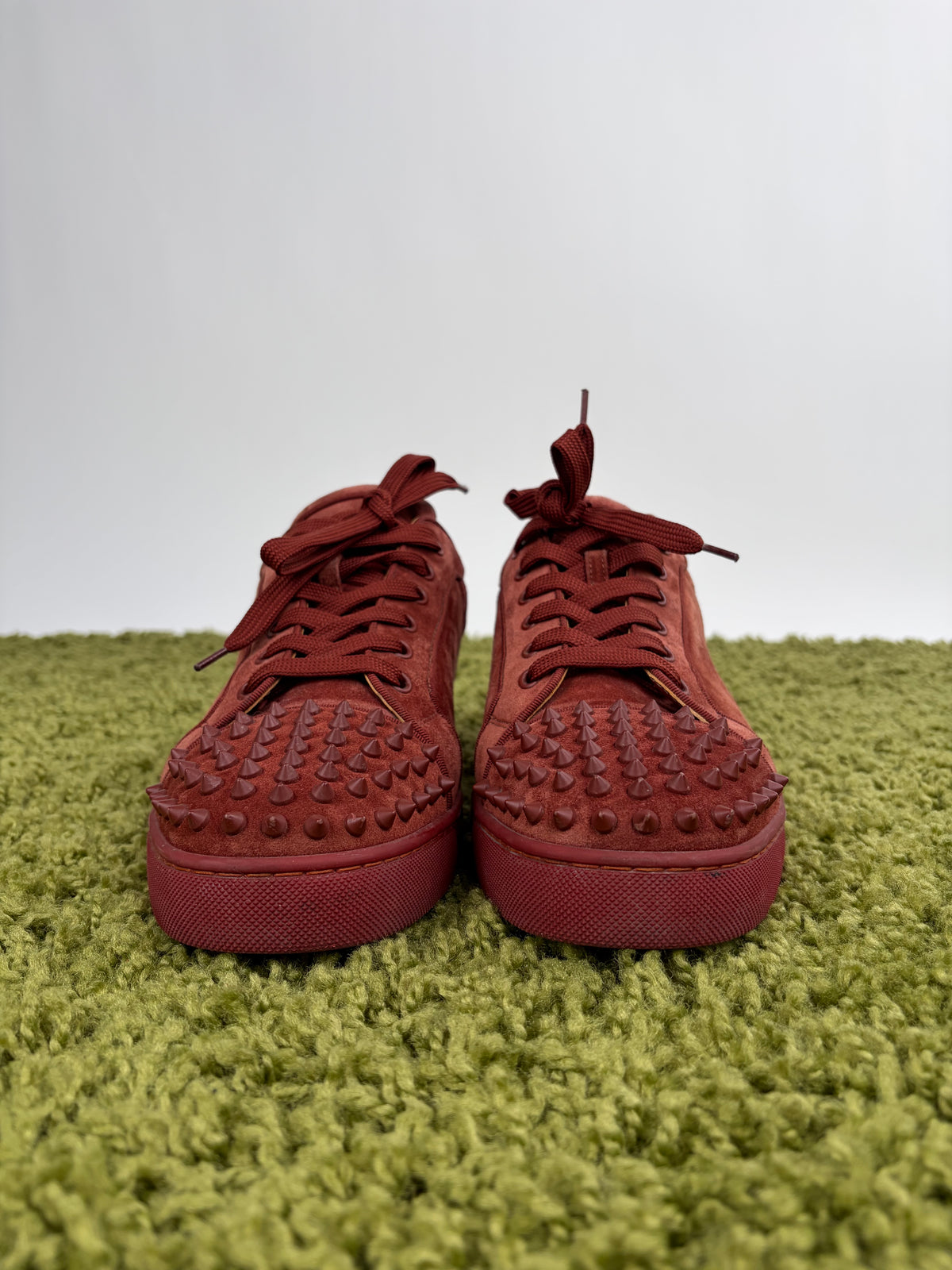 Christian Louboutin Spikes Low Rosso 44