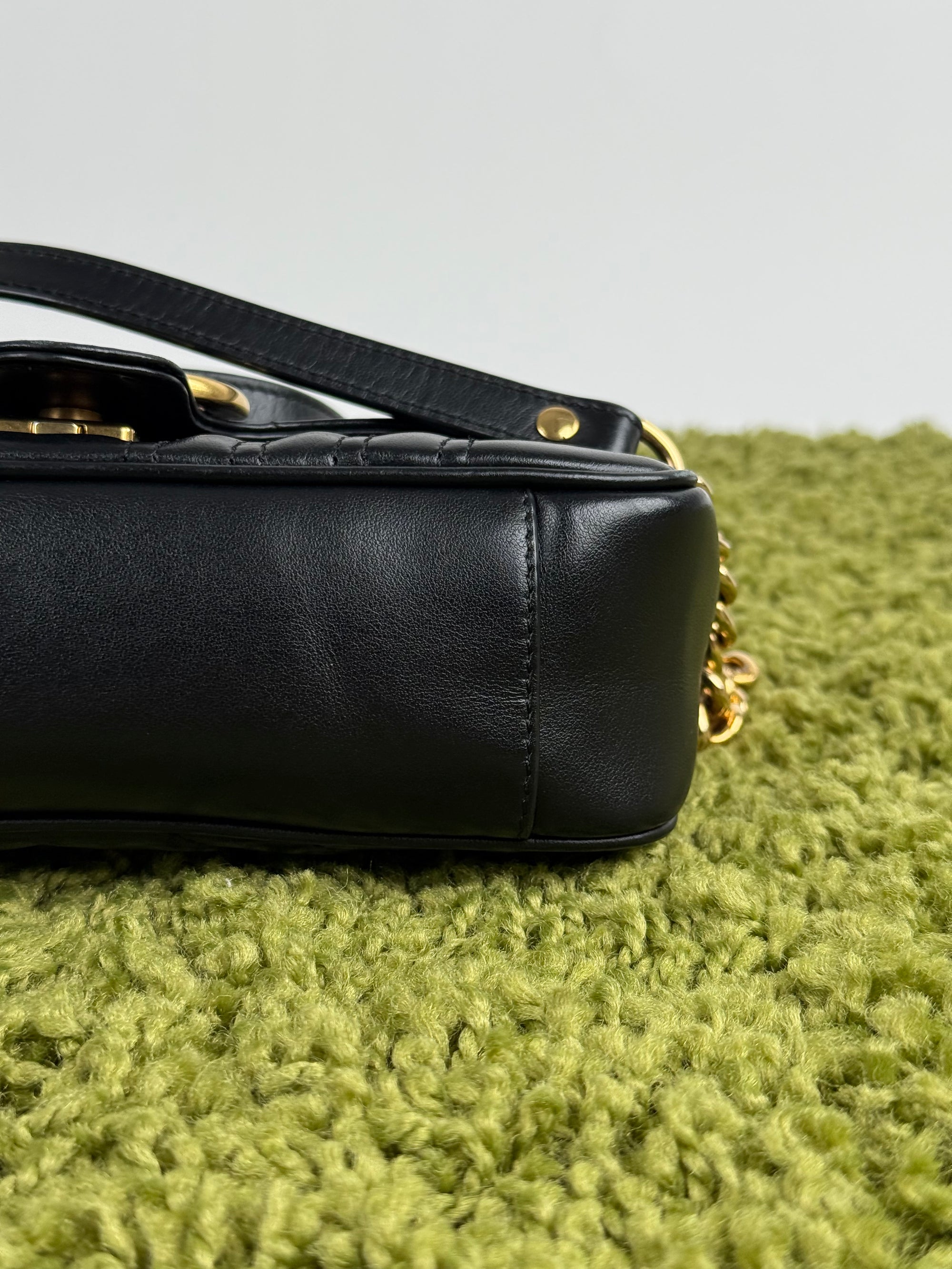 Borsa Gucci Marmont Matelasse Nera