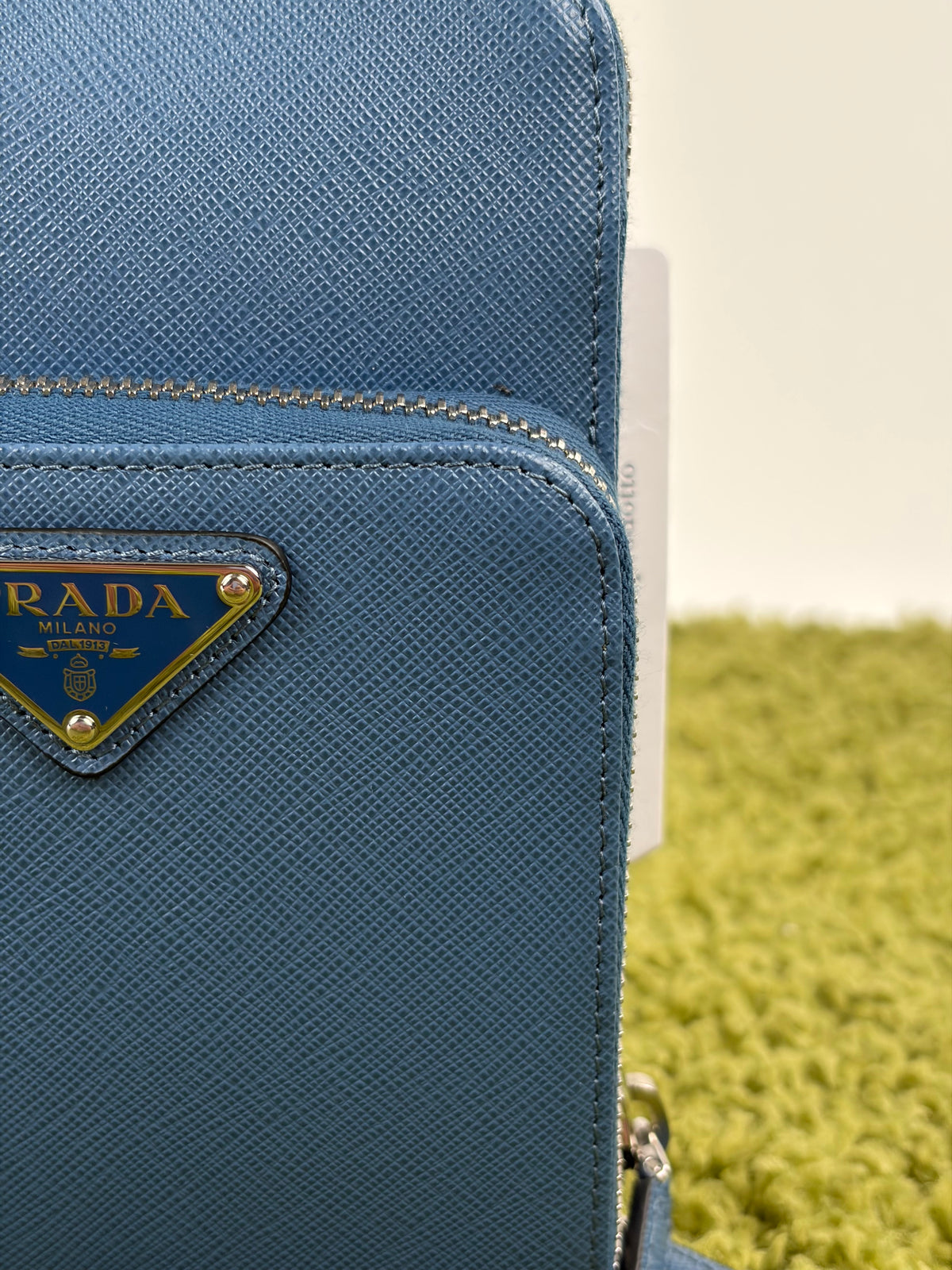Borsa a tracolla Prada Smartphone Case Blu