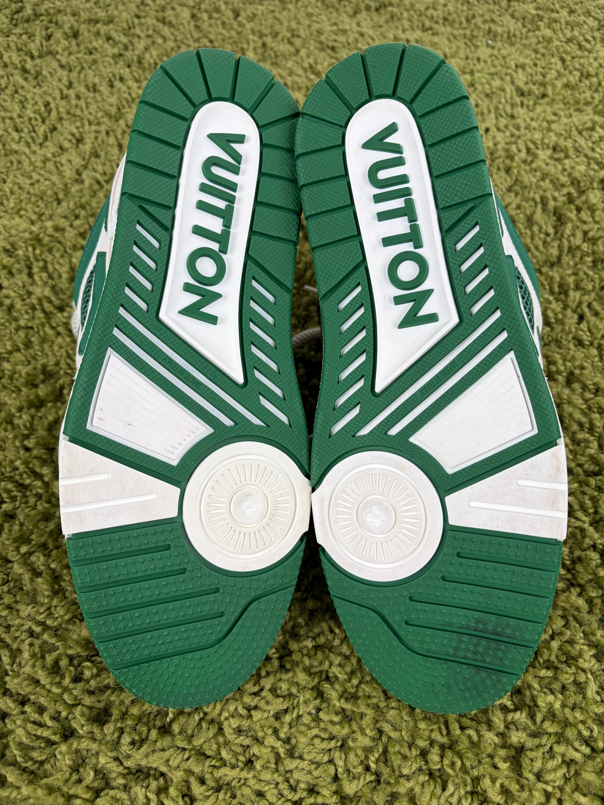 Louis Vuitton Skate Verde 7.5