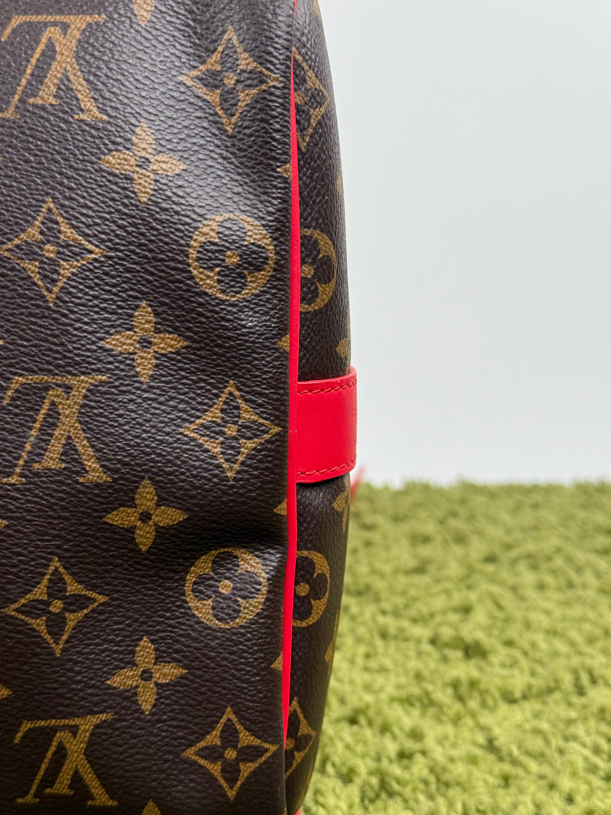 Keepall Bandoulière 45 Louis Vuitton Marrone Rosso