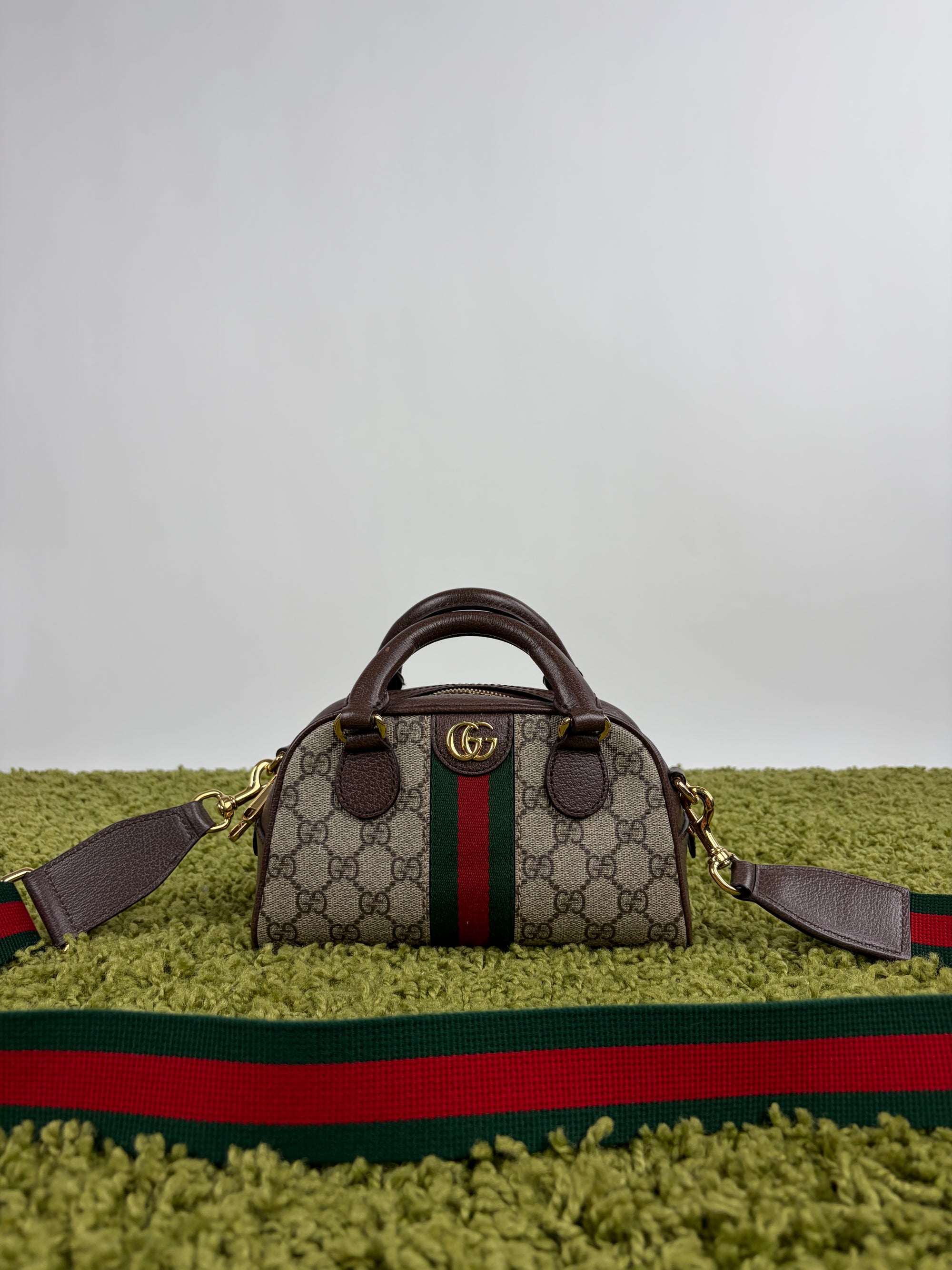 Borsa Gucci marrone beige e marrone