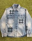 Giacca ma qua Amiri Appliquè In Denim L