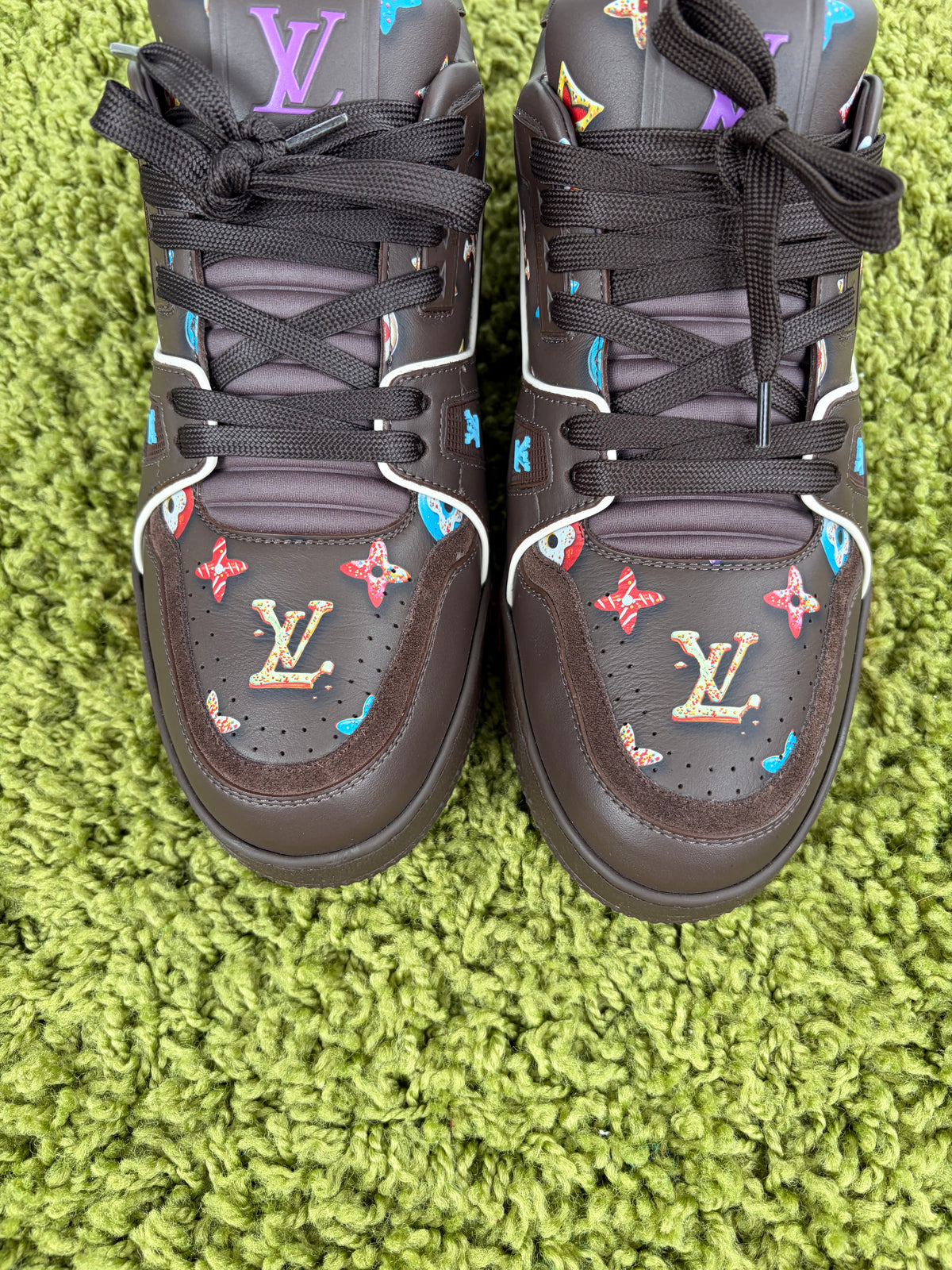 Louis Vuitton Trainer Marrone Multicolor 8.5