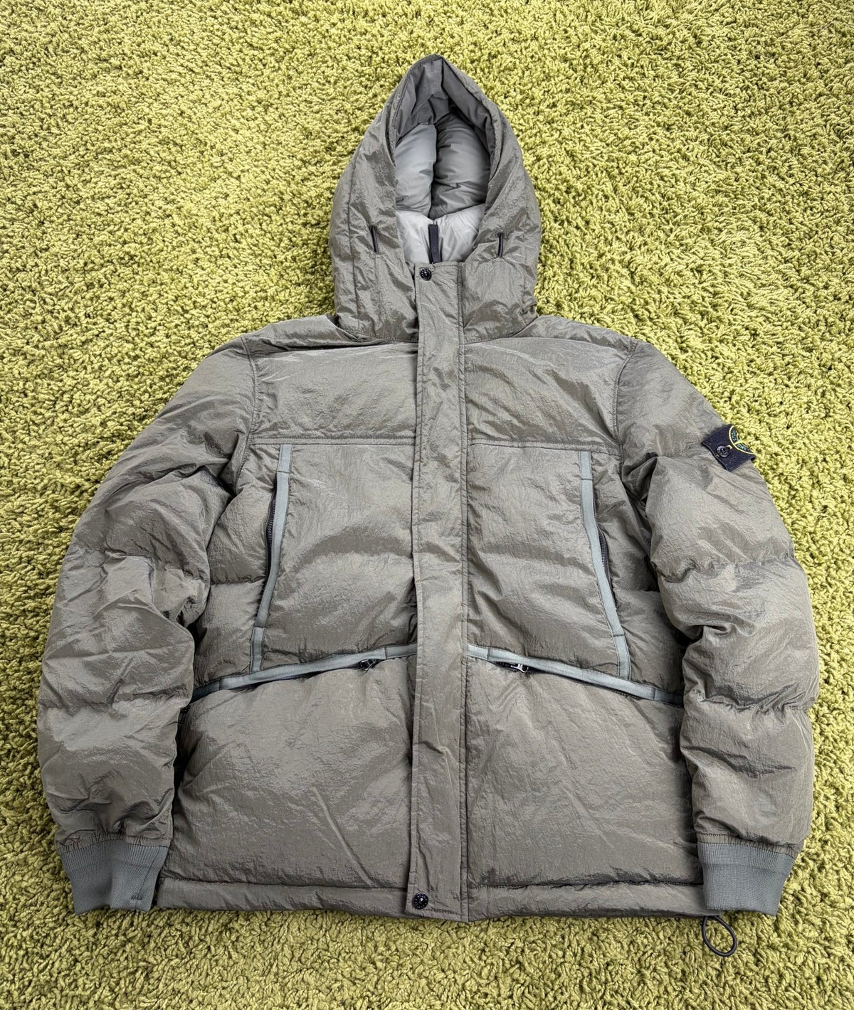 Giubbotto Stone Island Nylon Metal Down-TC Verde S - Second Hand Di Fiore