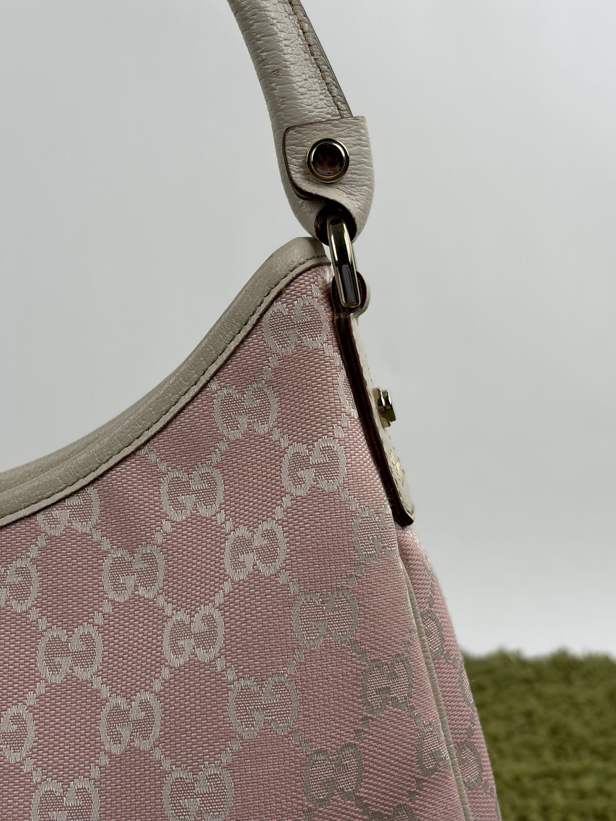 Borsa Gucci Abbey D-Ring Hobo Rosa