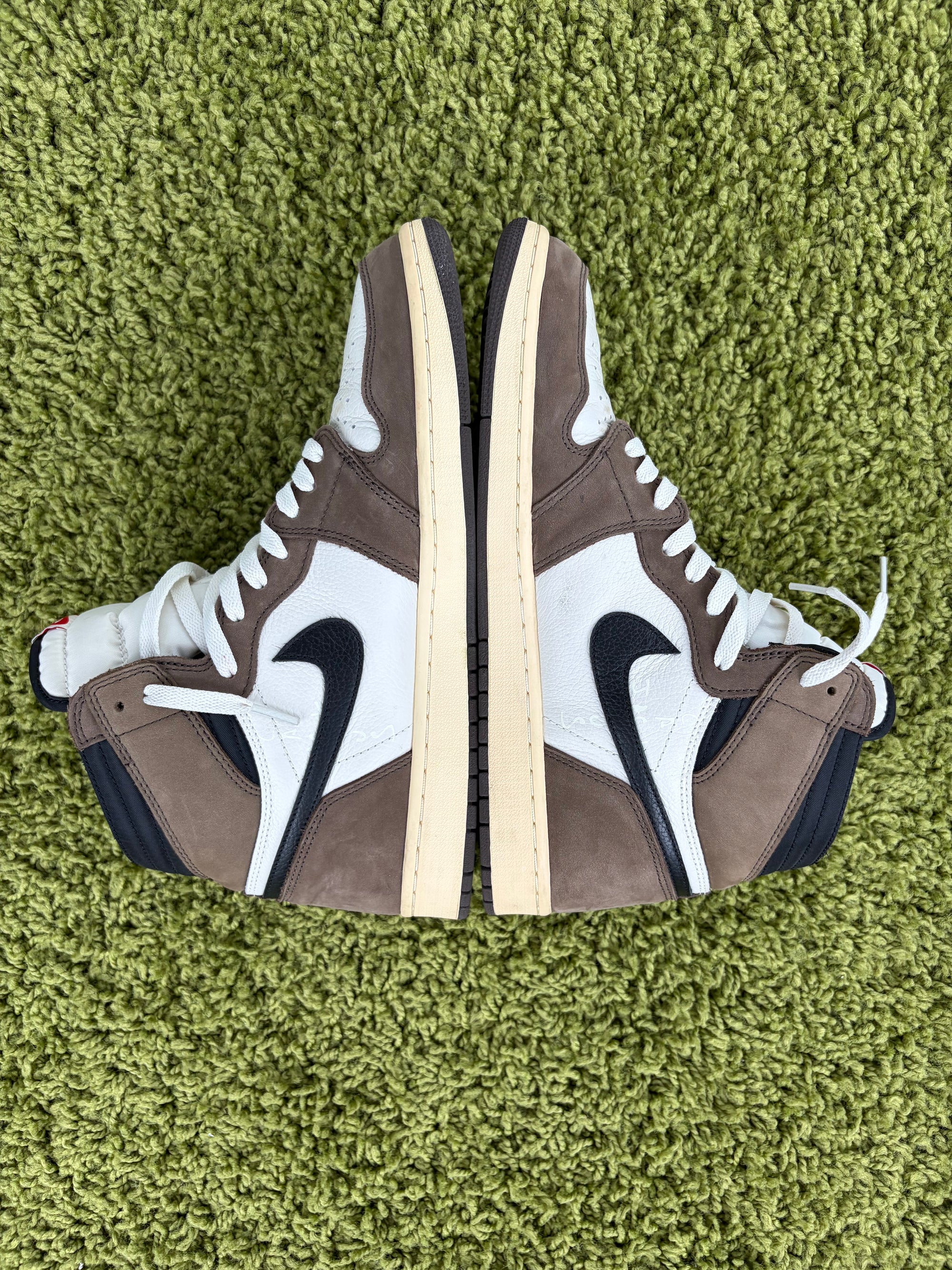 Nike X travis Scott High Size 46 marroni nere e bianche