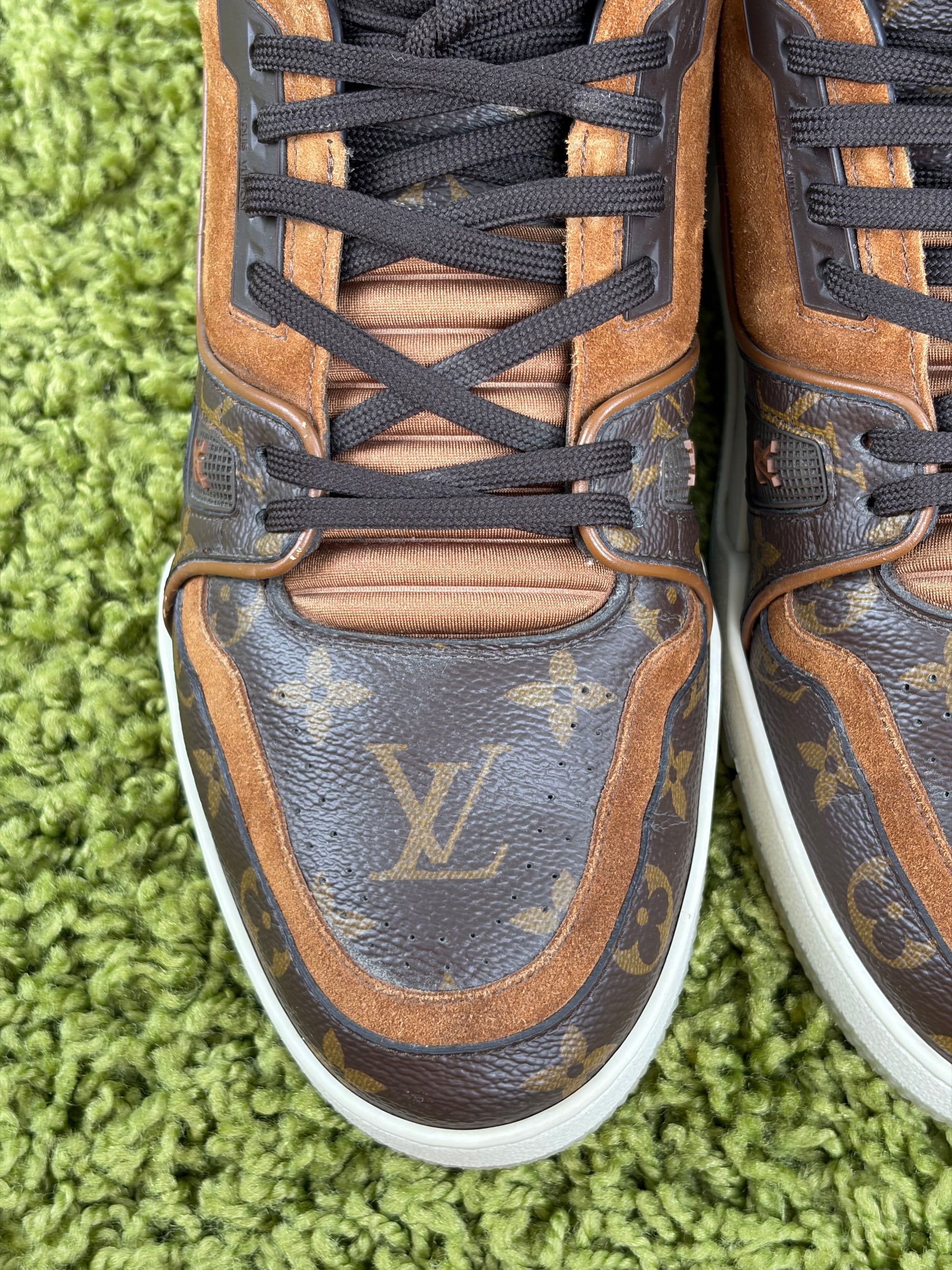 Louis vuitton trainer Size 8=42 calza 43 marrone