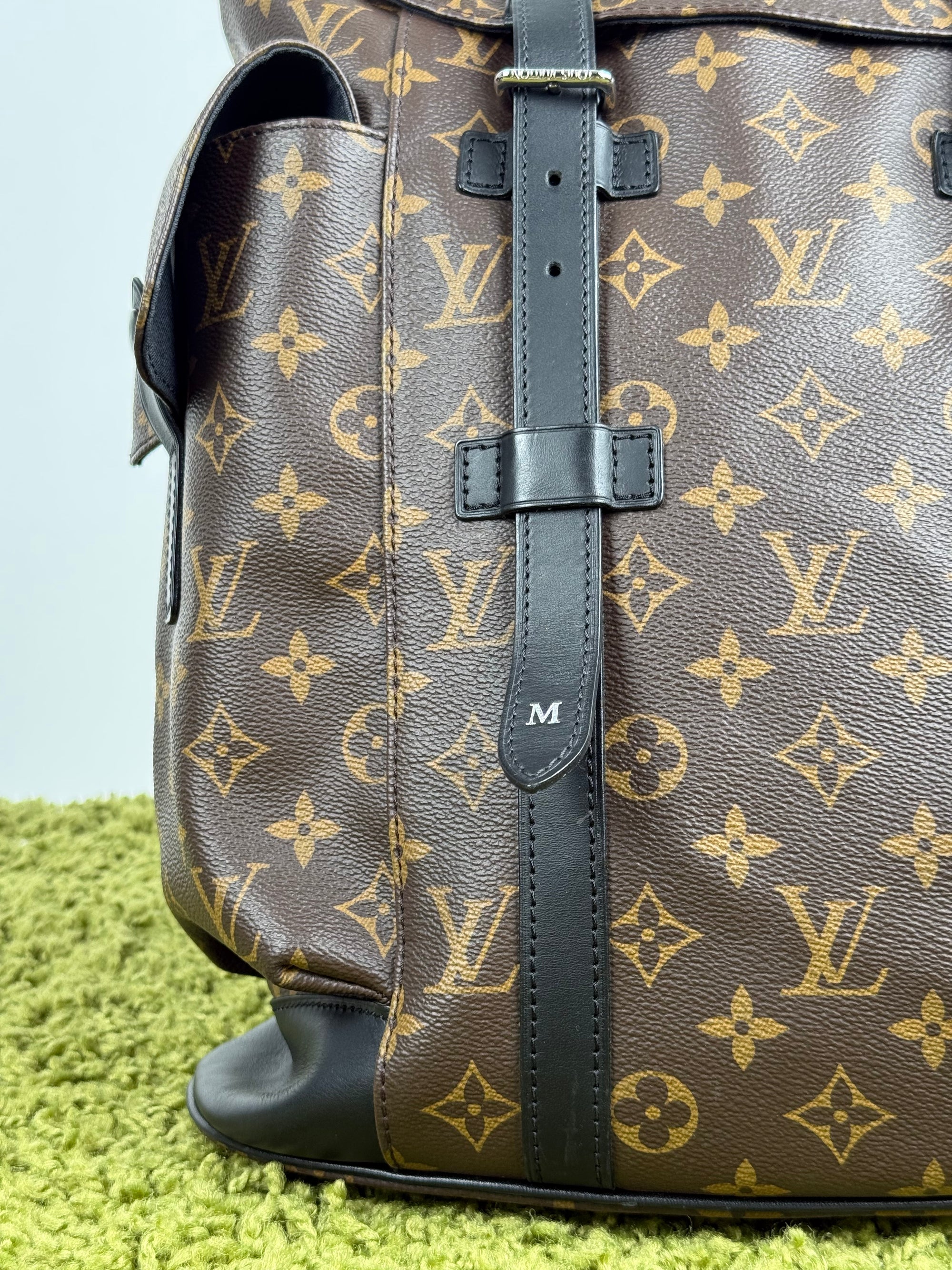 Zaino Christopher Monogram Louis Vuitton Marrone