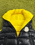Gilet Moncler Parke in Nylon Nero