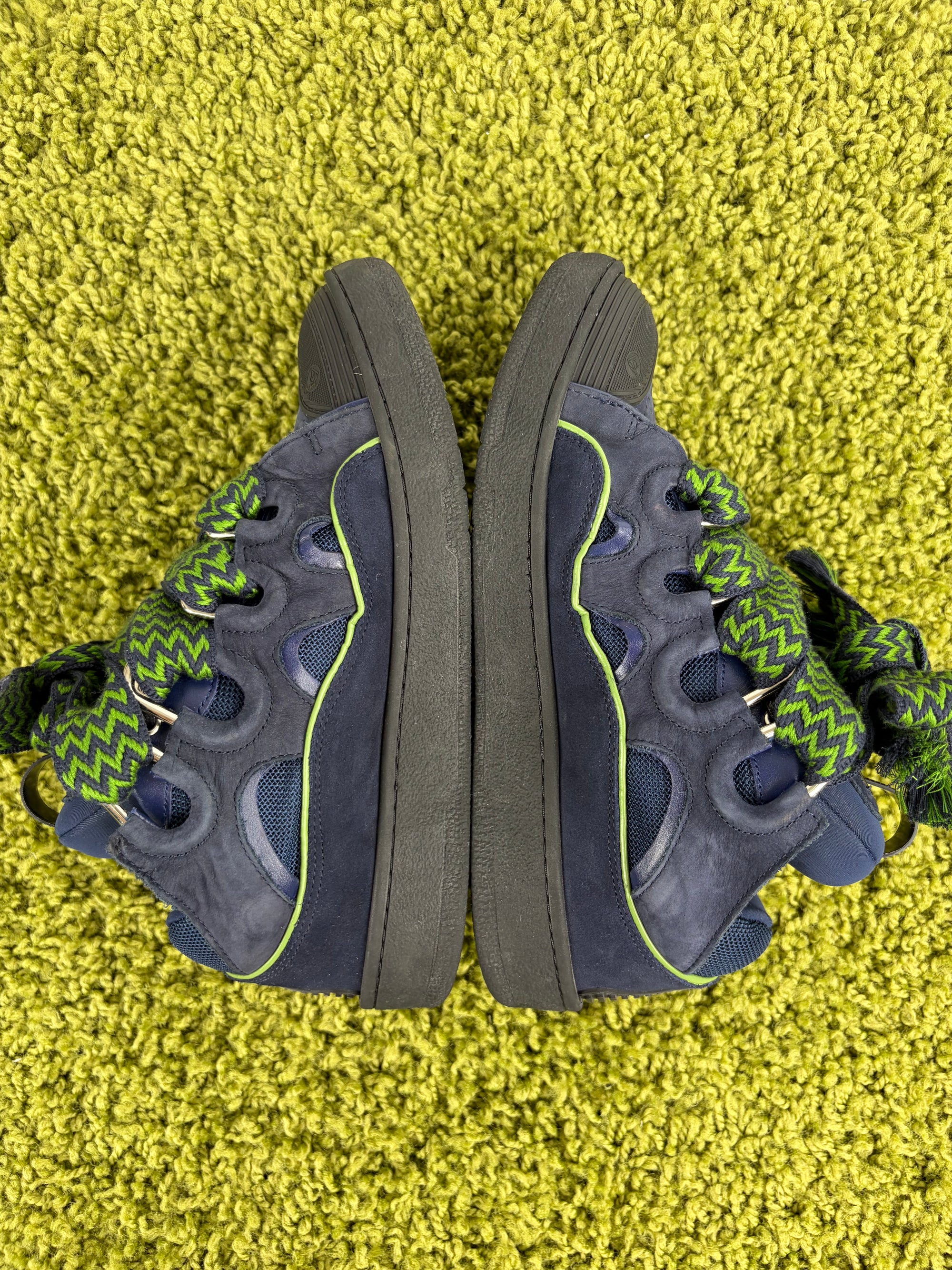Lanvin Size 41 blu e verdi