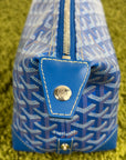 Beauty Case Boeing Goyard in tela Goyardine Blu