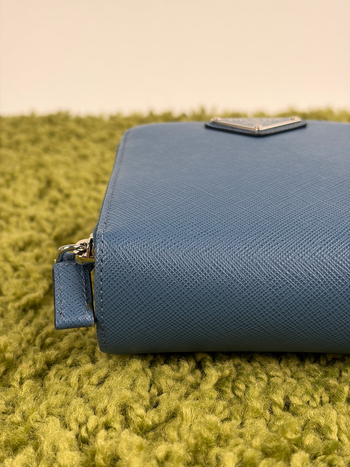 Borsa a tracolla Prada Smartphone Case Blu