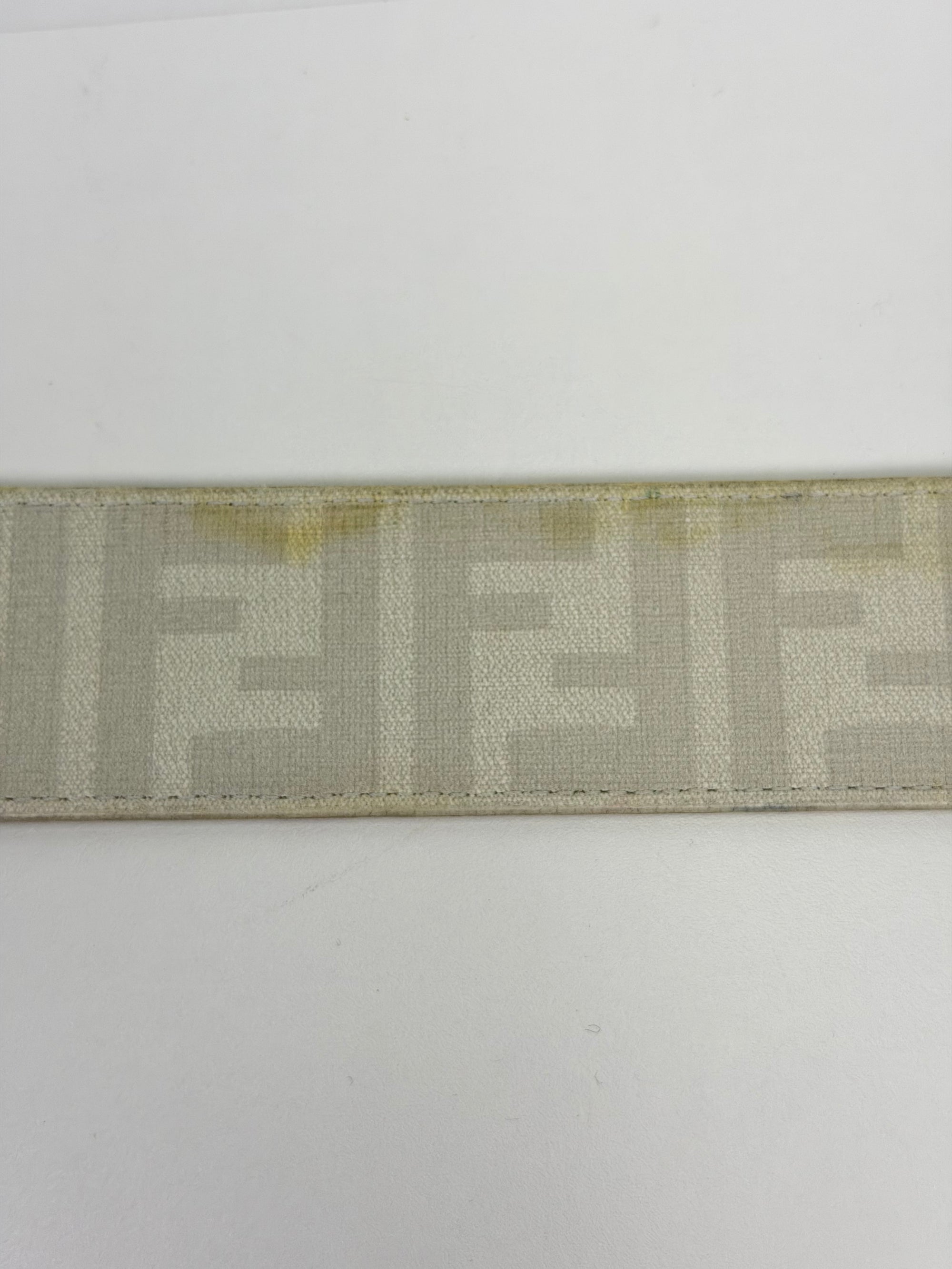 Cintura Fendi bianca