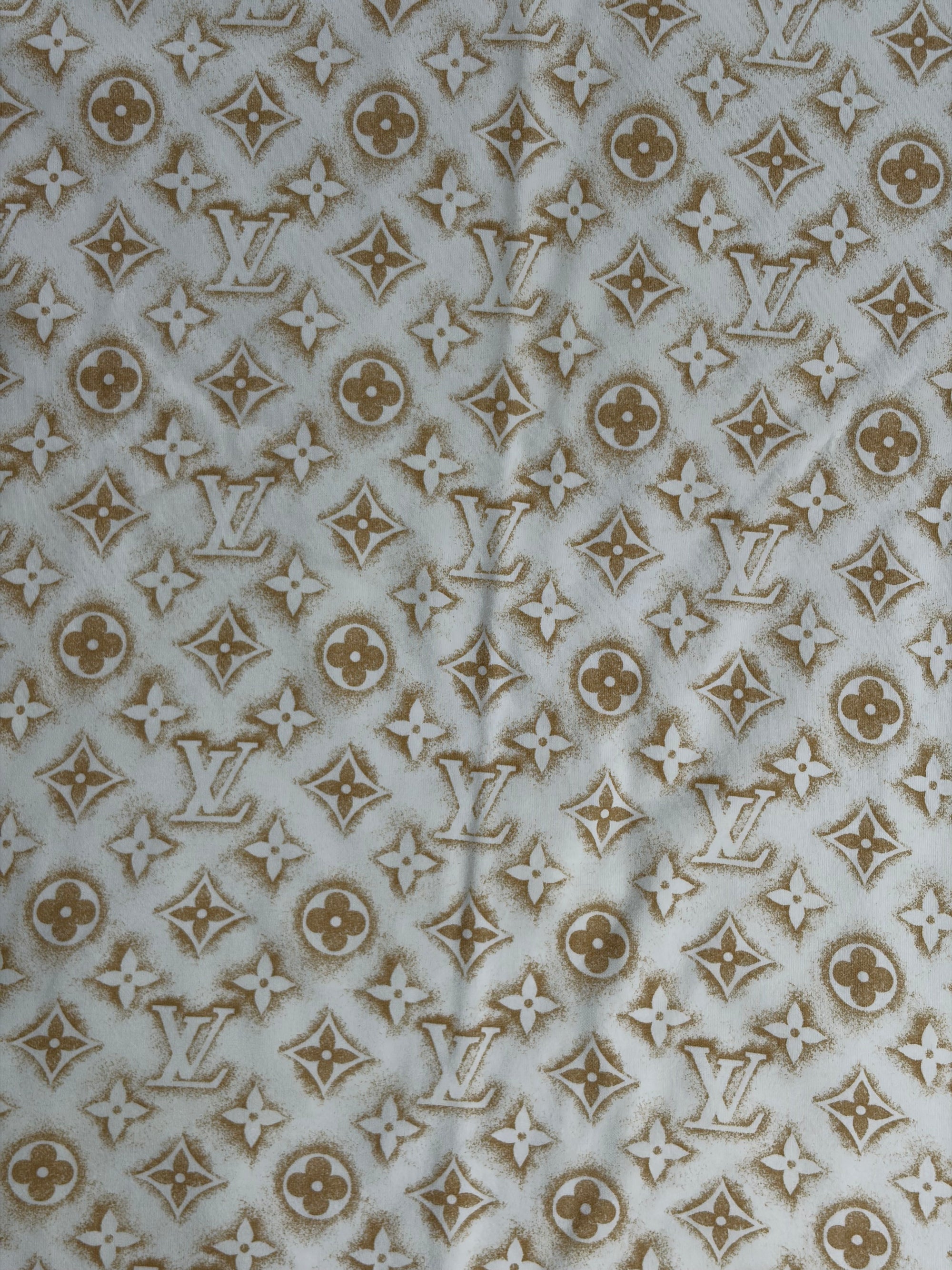 T shirt Louis Vuitton Size L bianca e oro