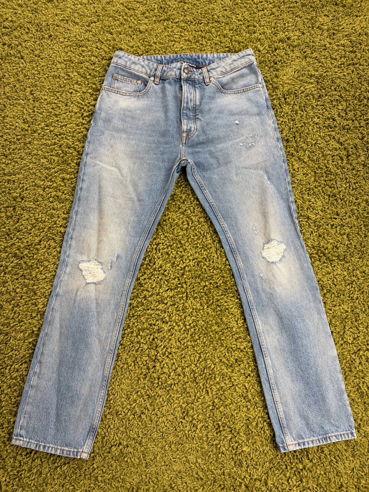 Jeans distressed Palm Angels in Denim 32 - Second Hand Di Fiore