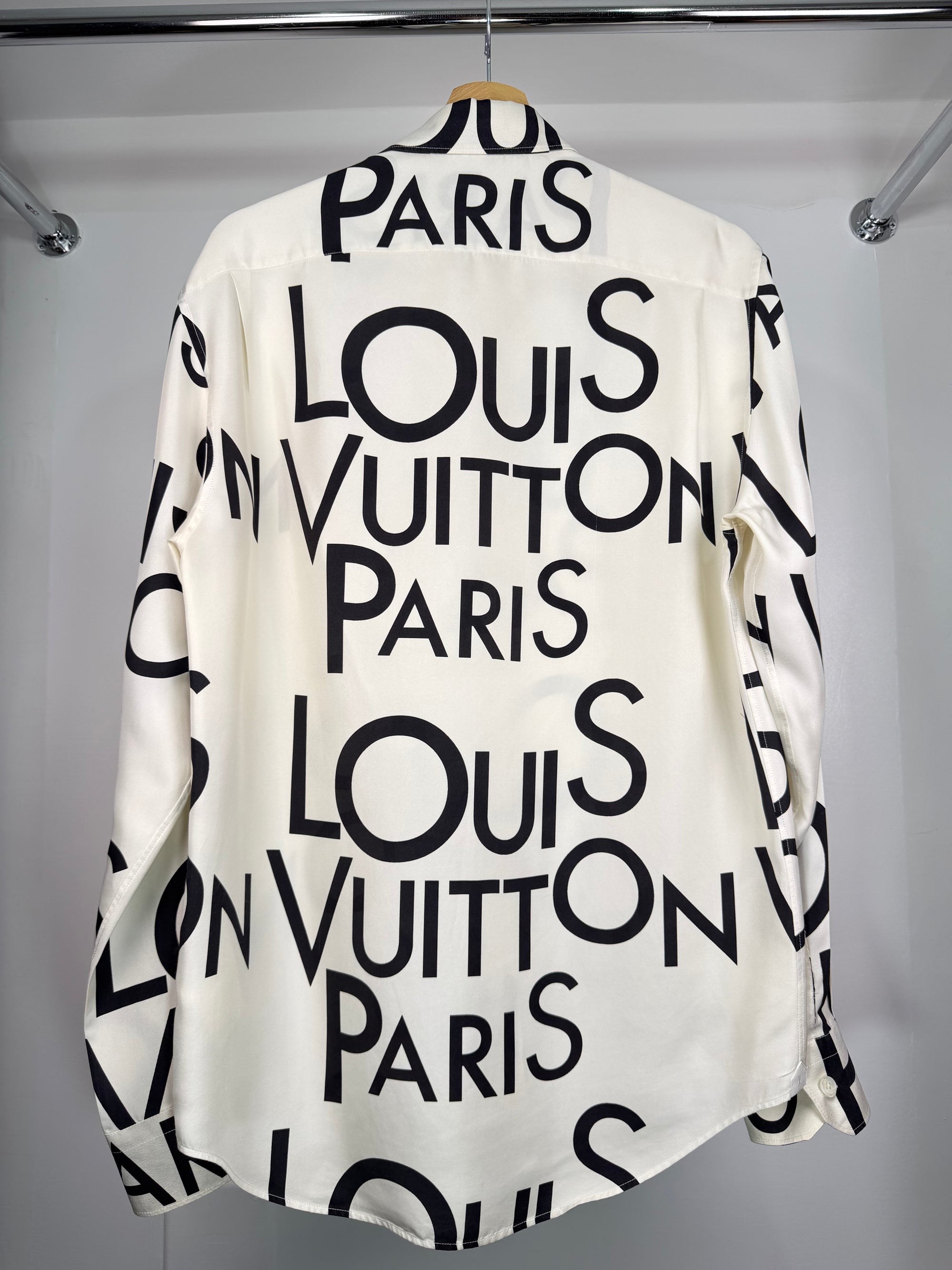 Camicia Louis Vuitton Size M bianca e nera