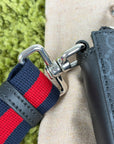 Borsello Gucci nero blu e rosso