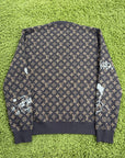 Maglione Louis Vuitton Monogram Marrone S