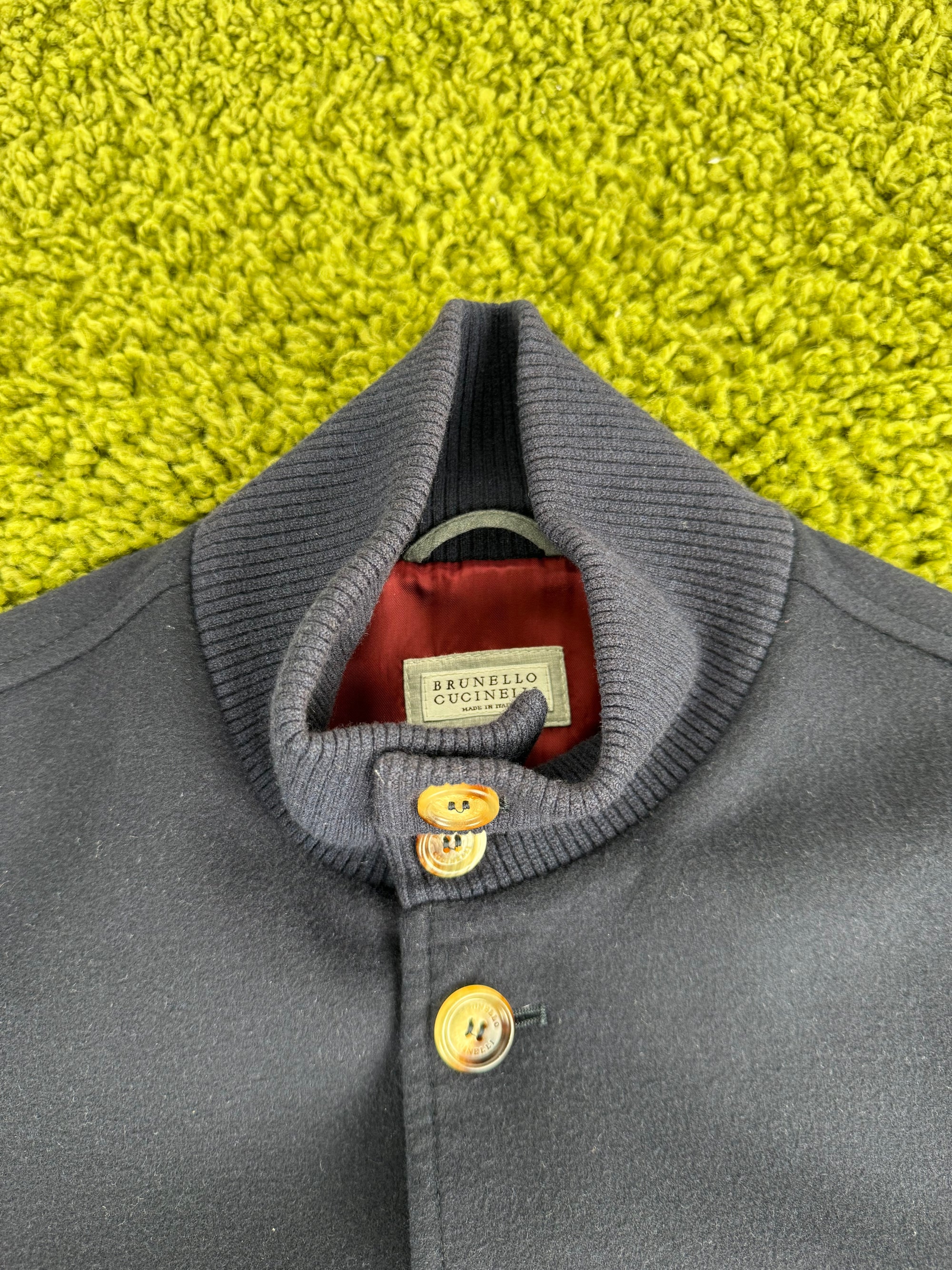 Giacca bomber in lana Brunello Cucinelli 48 taglia italiana