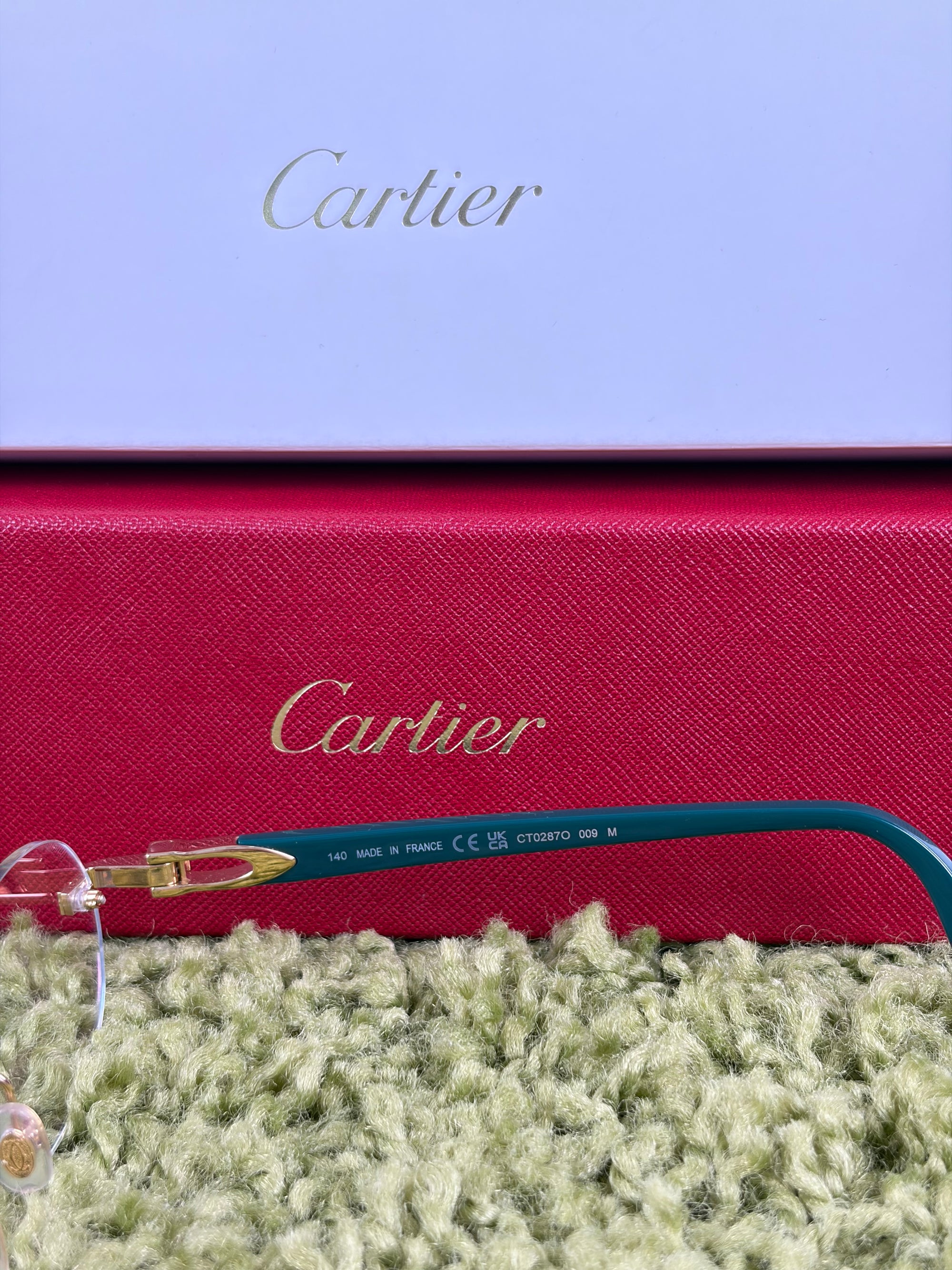 Occhiali Cartier CT0287O 009 M verdi