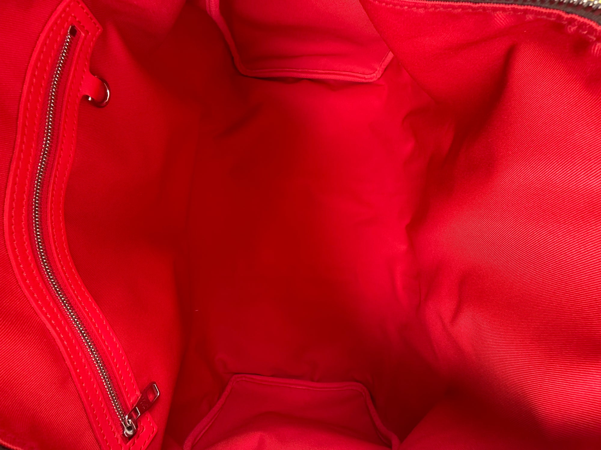 Keepall Bandoulière 45 Louis Vuitton Marrone Rosso