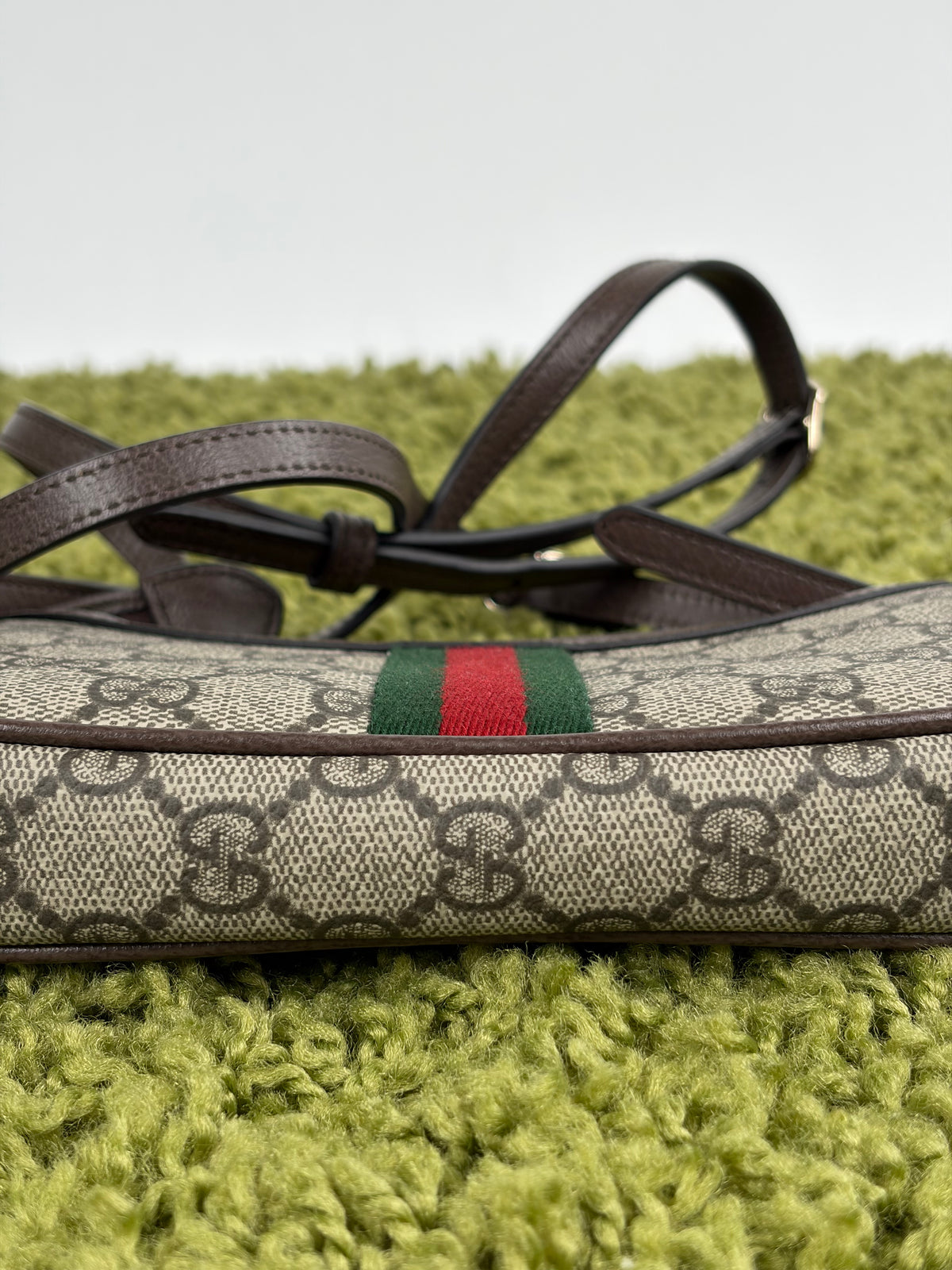 Borsa a spalla Ophidia Gucci Beige