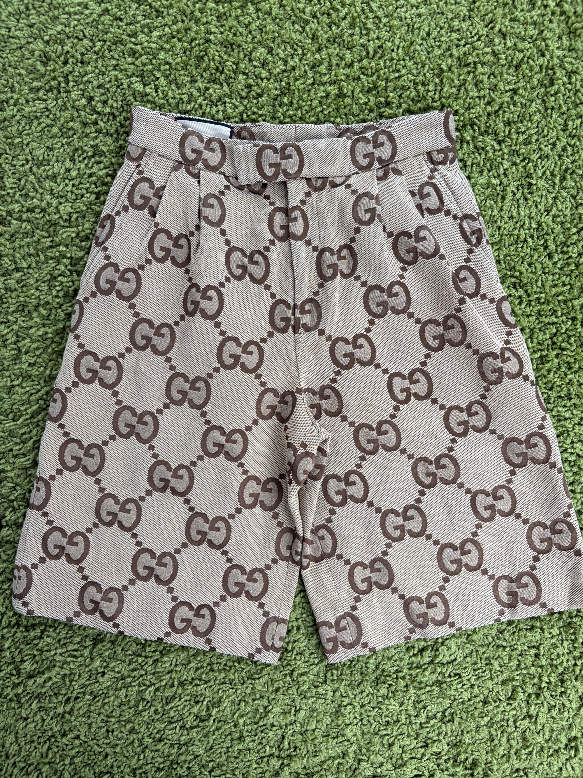 Pantalone corto Gucci Size 46 marrone e biege