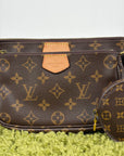 Borsa Louis Vuitton Multi Pochette Marrone