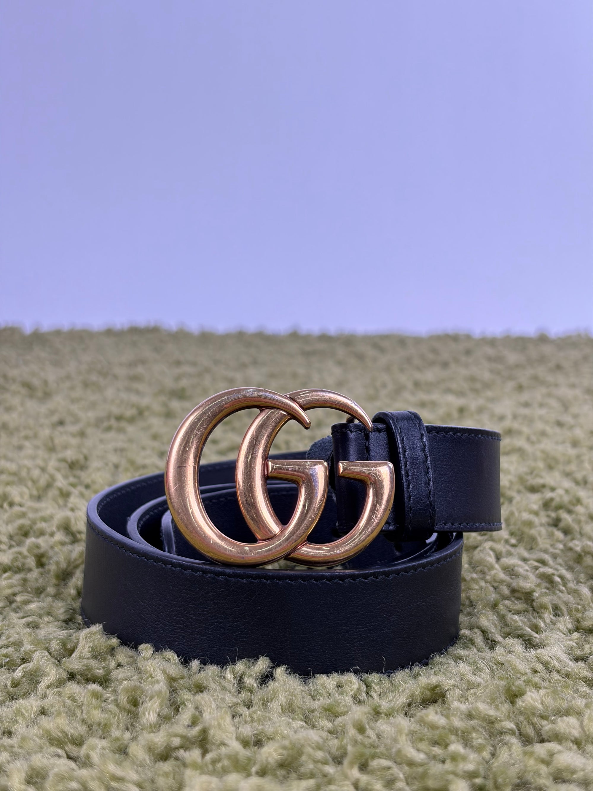 Cintura Gucci nera