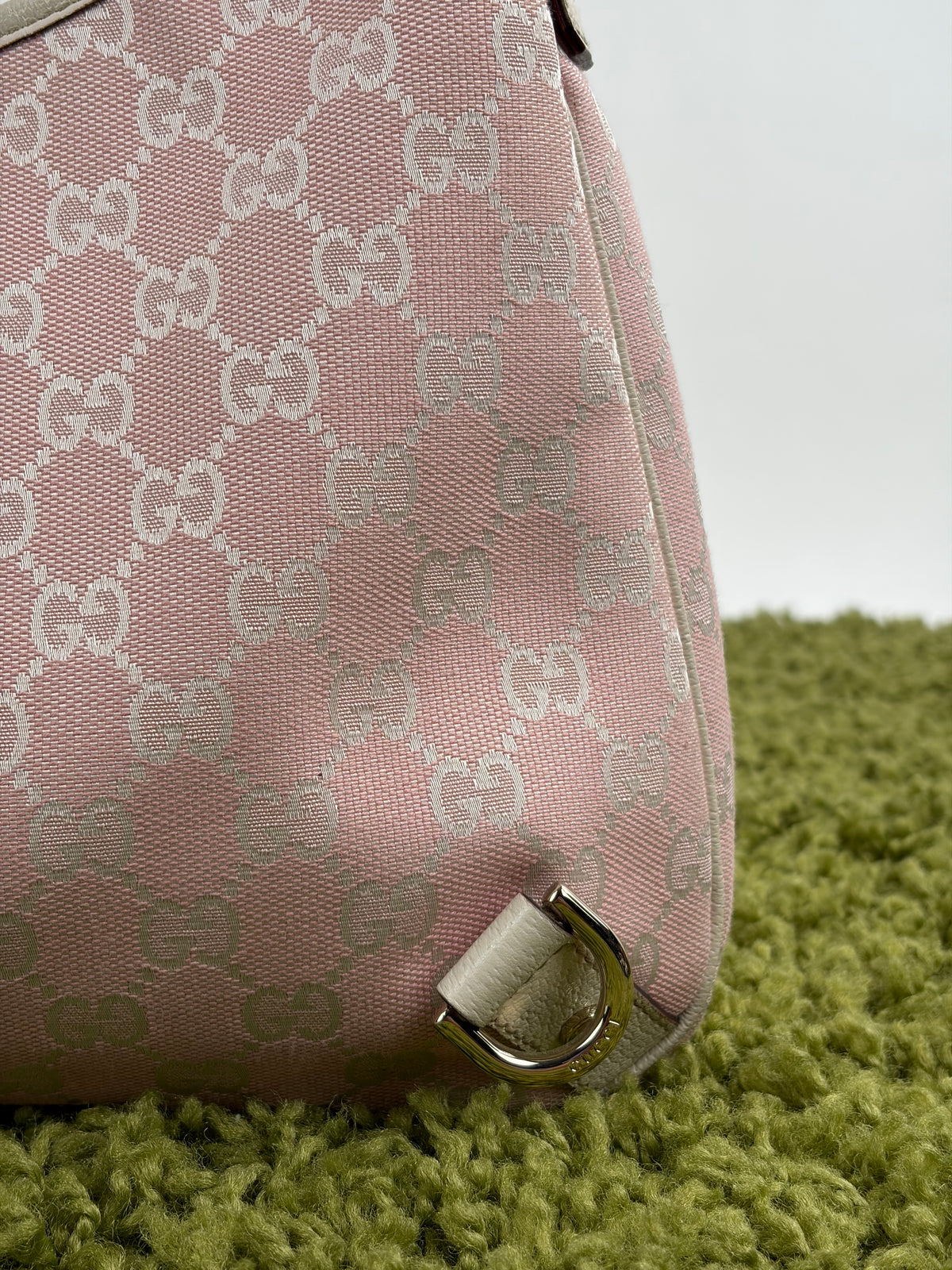 Borsa Gucci Abbey D-Ring Hobo Rosa