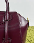 Borsa Mini Antigona Lock Bag Givenchy Bordeaux